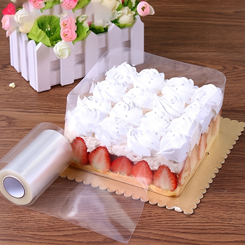 Cake Mousse Surrounds Clear Hard Surround Clear Acetate Cake - Temu