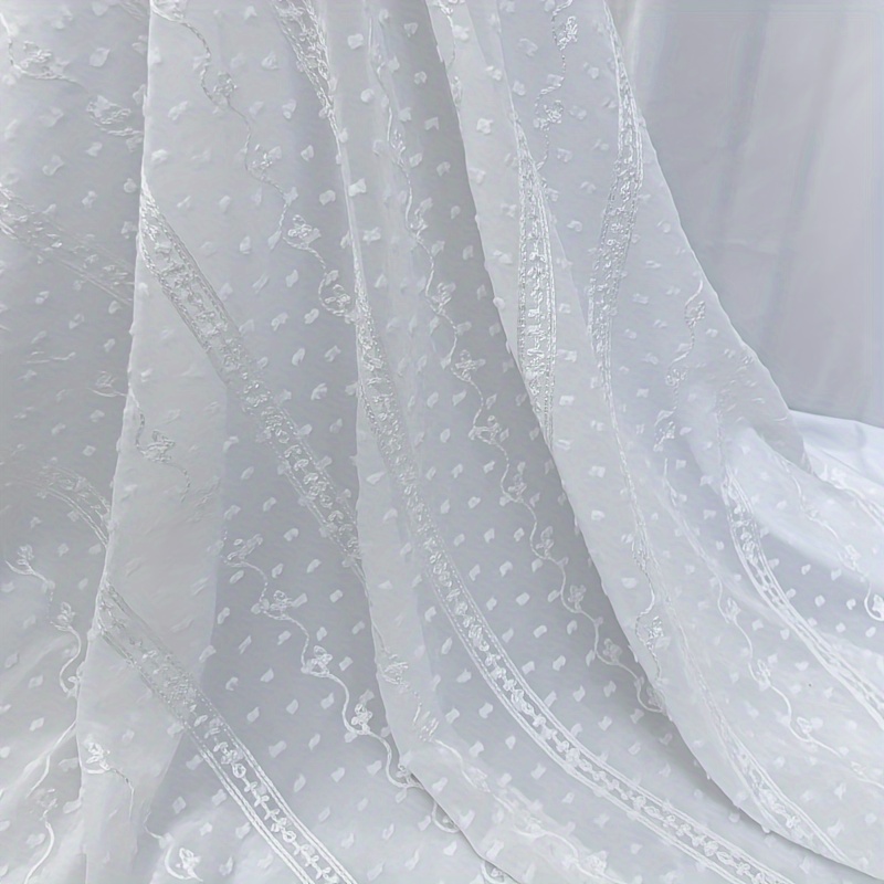White Net Fabric - Temu