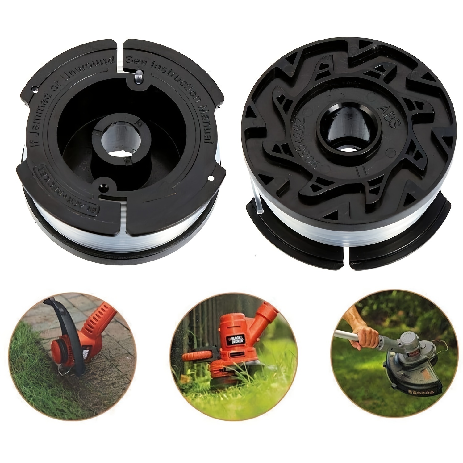 Af-100 Replacement Autofeed Spool Auto Feed Single Spool Line For Black+decker  String Trimmers - Temu