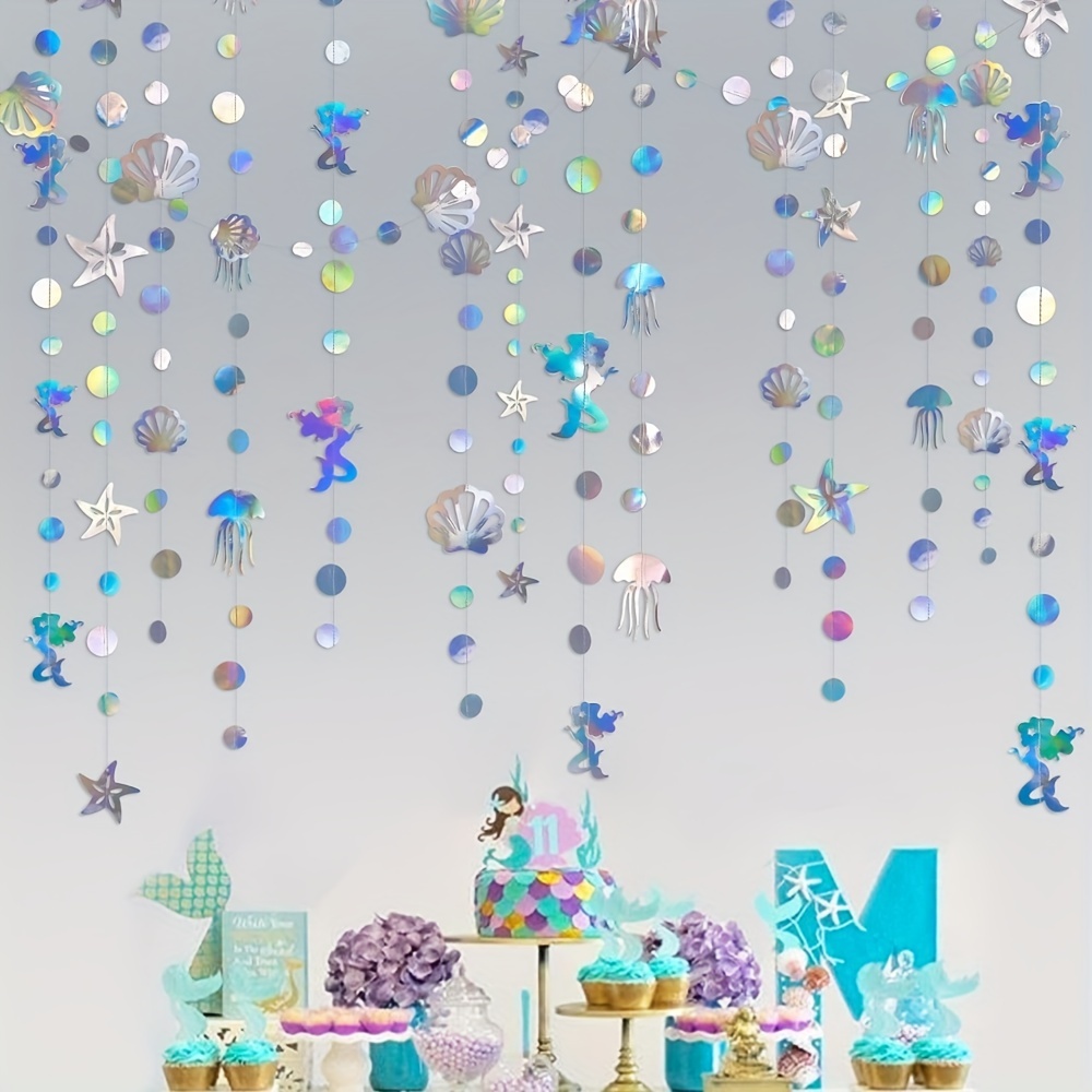 Undersea Colorful Bubble Garland Mermaid Theme Party Decor - Temu