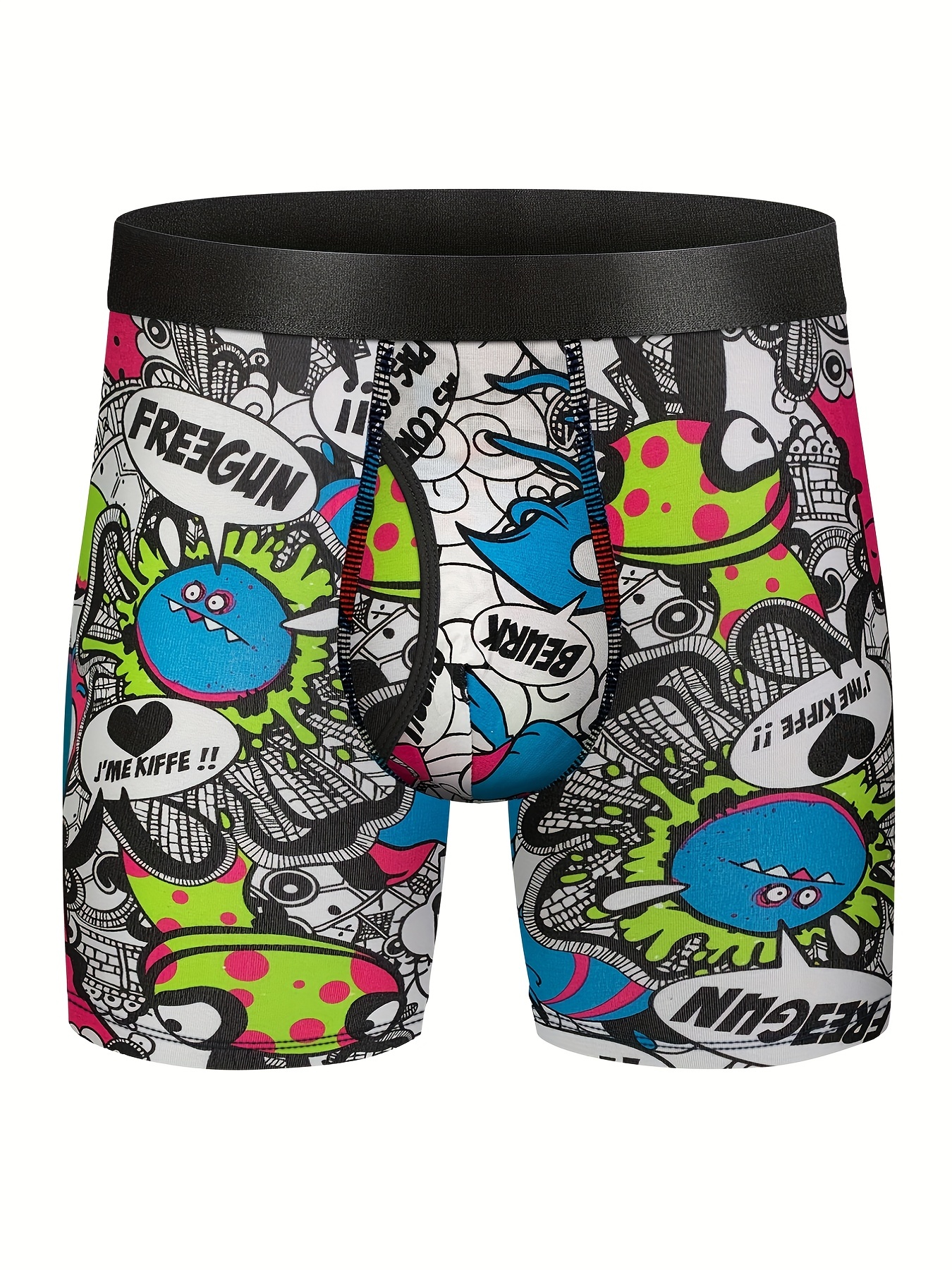 Boys 4-Pack Spongebob Squarepants Athletic Stretch Underwear Boxer Briefs