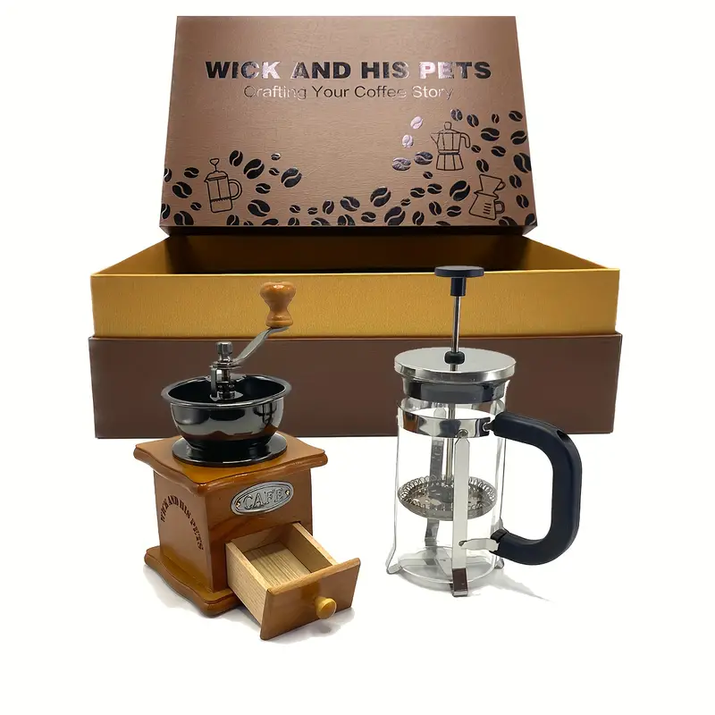 Manual Hand Crank Wooden Coffee Grinder with Drawer – Italian Cookshop Ltd