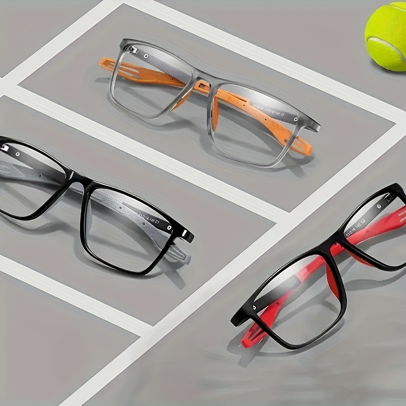 Sporty TR Frame Reading Glasses, Unplated Precious Metal, Lightweight Comfortable Design, with Smart Zoom, with Strength Lenses Included for Men
