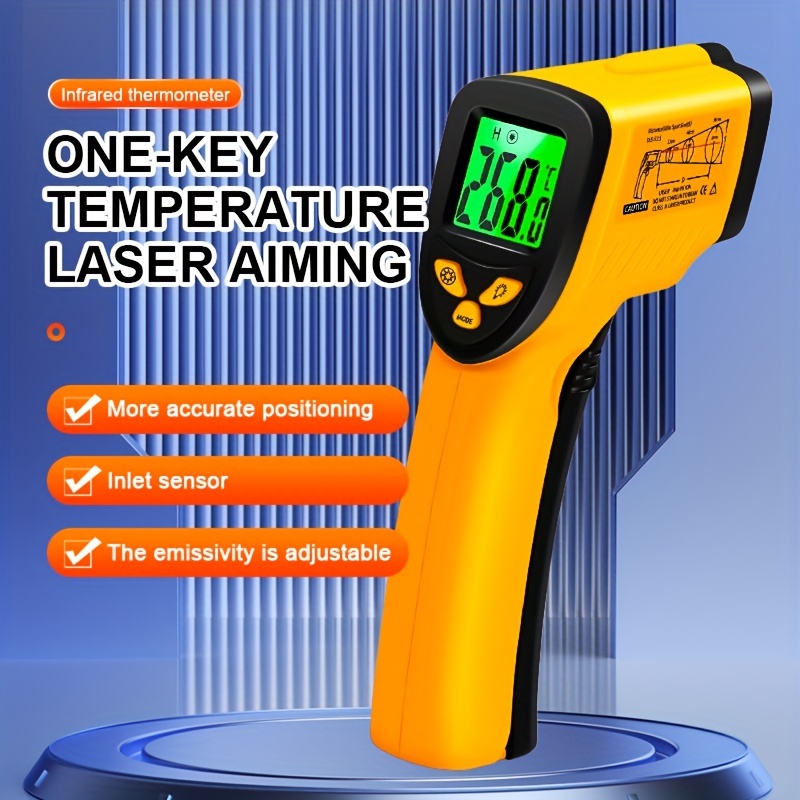 Infrared Thermometer Gun Handheld Heat Temperature Gun For - Temu