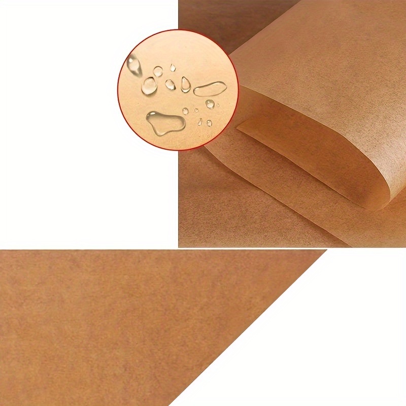 Parchment Non-Stick Baking Paper Sheets 12x16 Bakery 200pcs Brown