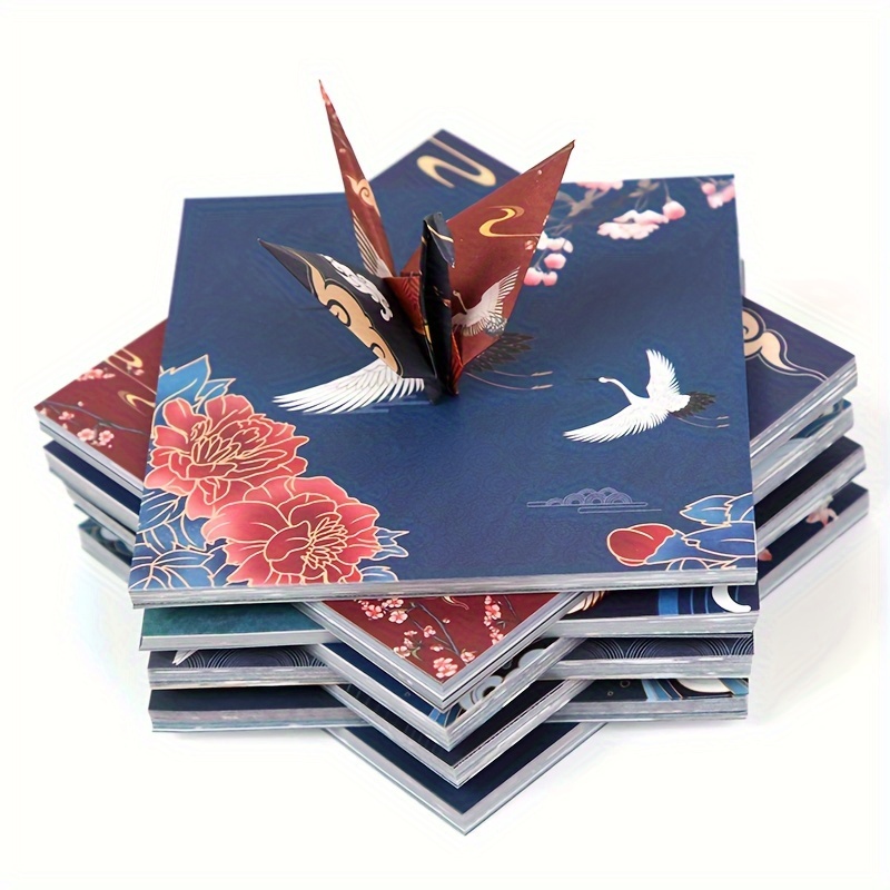Papier Origami Brillant - 50 Feuilles - 10 Couleurs - Papier Pliable Carré  de 7,8 Pouces pour Débutant, 20CM 