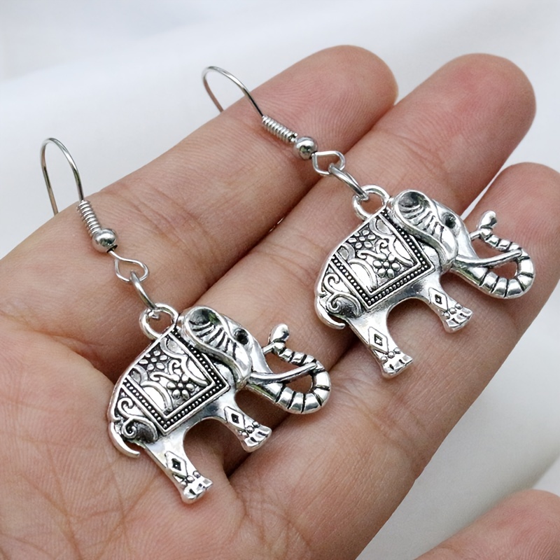 Elephant on sale dangle earrings