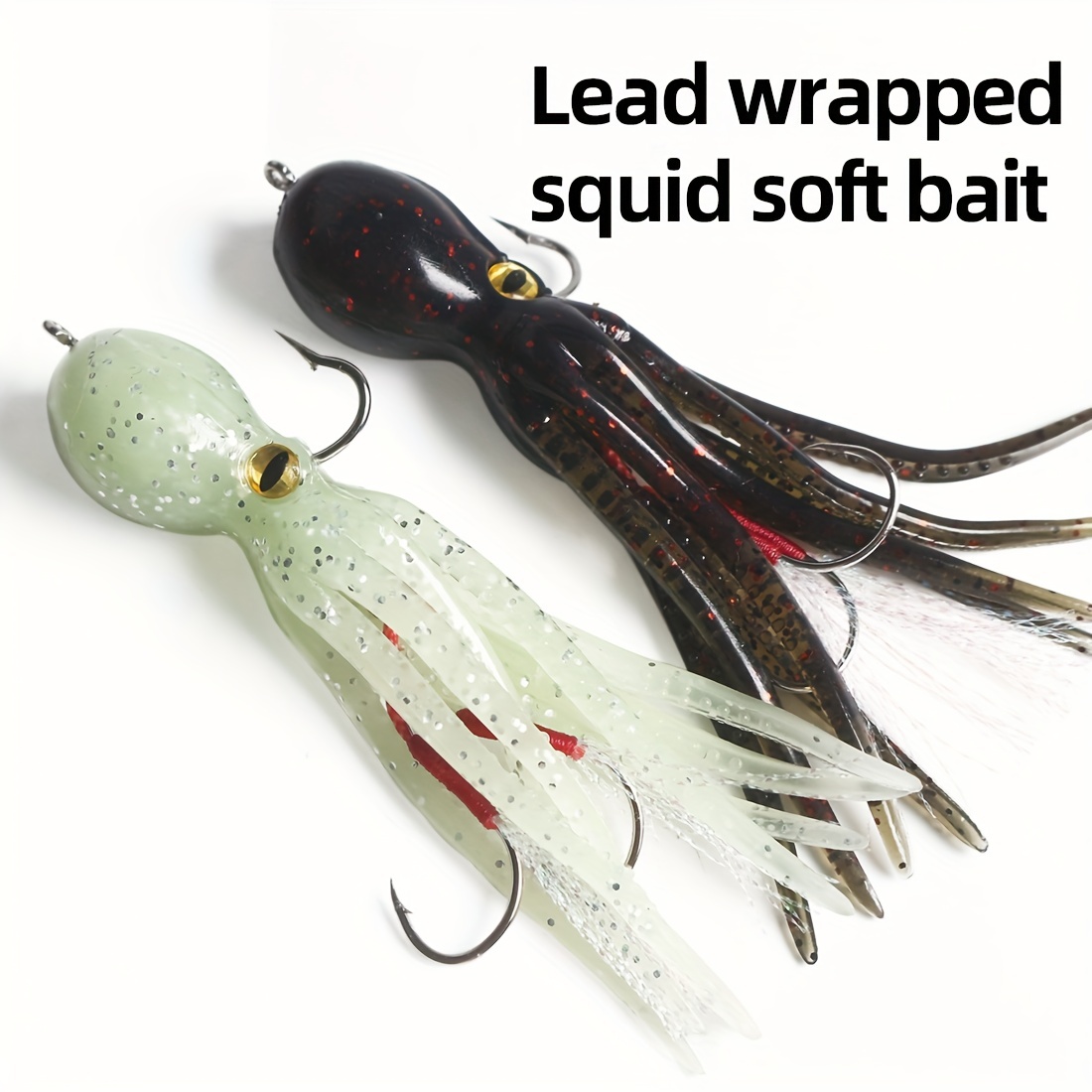 Glow Squid Skirts Hoochie Lures: Soft Plastic Fishing Lures - Temu Australia