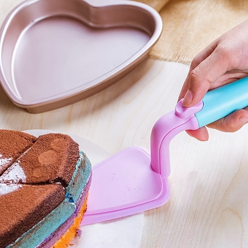 Pushable Plastic Cake Cutting Shovel Chocolate Cake Spoon - Temu