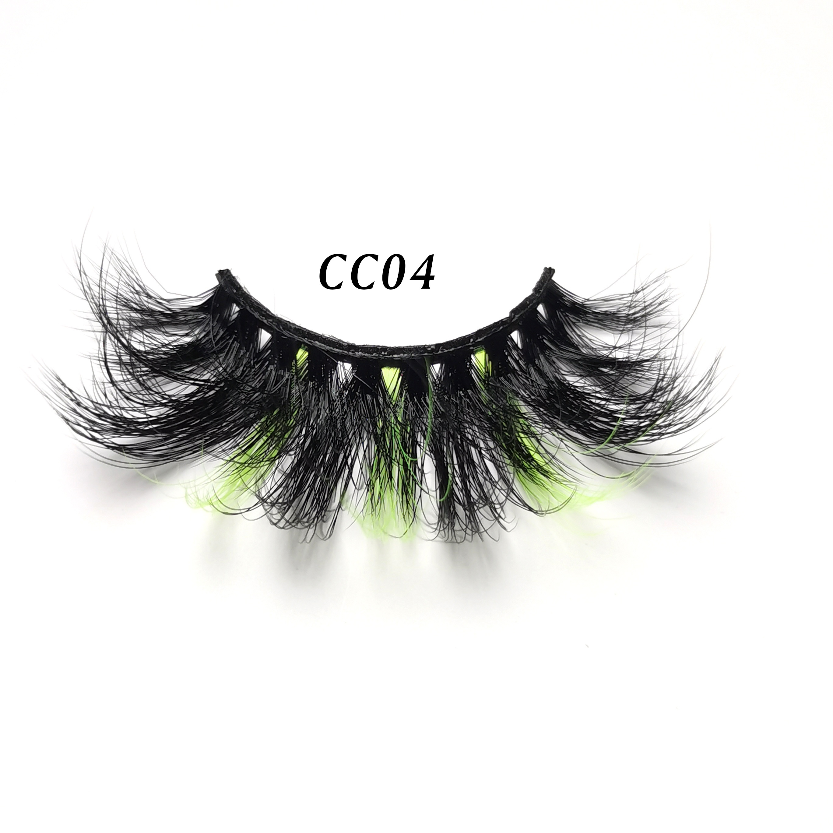 3D Rainbow False Eyelashes 20mm 25mm Fluffy Stage Makeup Lashes