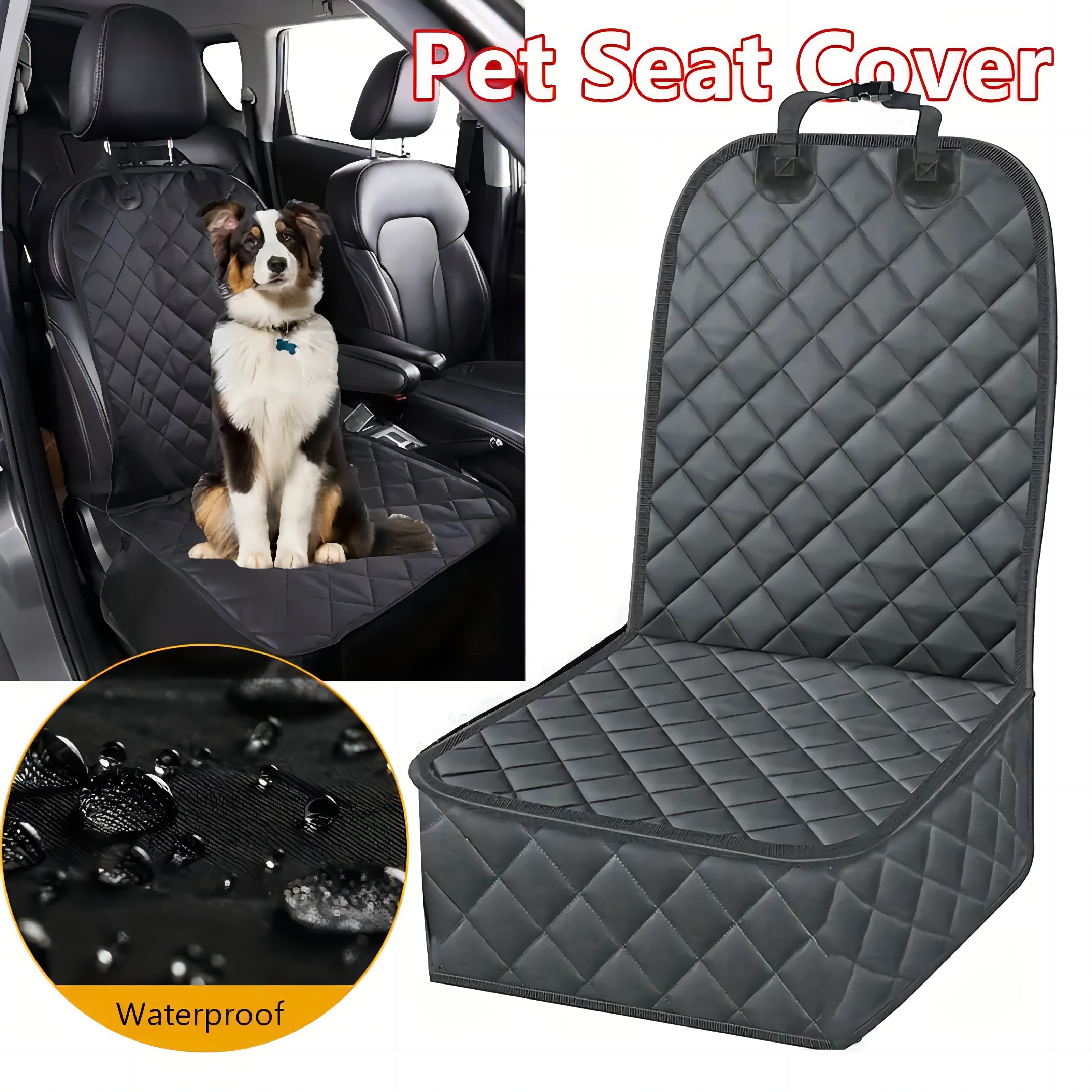 Pet Dog Car Seat Covers Front Seat Durable Front Seat Cover - Temu