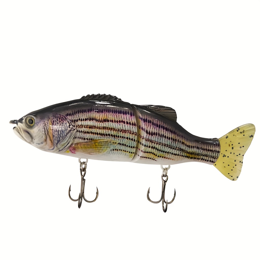 Artificial Topwater Wobbler Swimbait Abs Multi Sections - Temu Canada