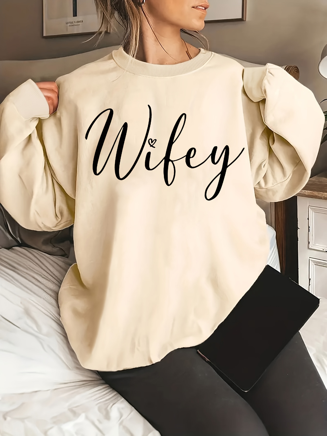 Plus size cheap wifey sweatshirt