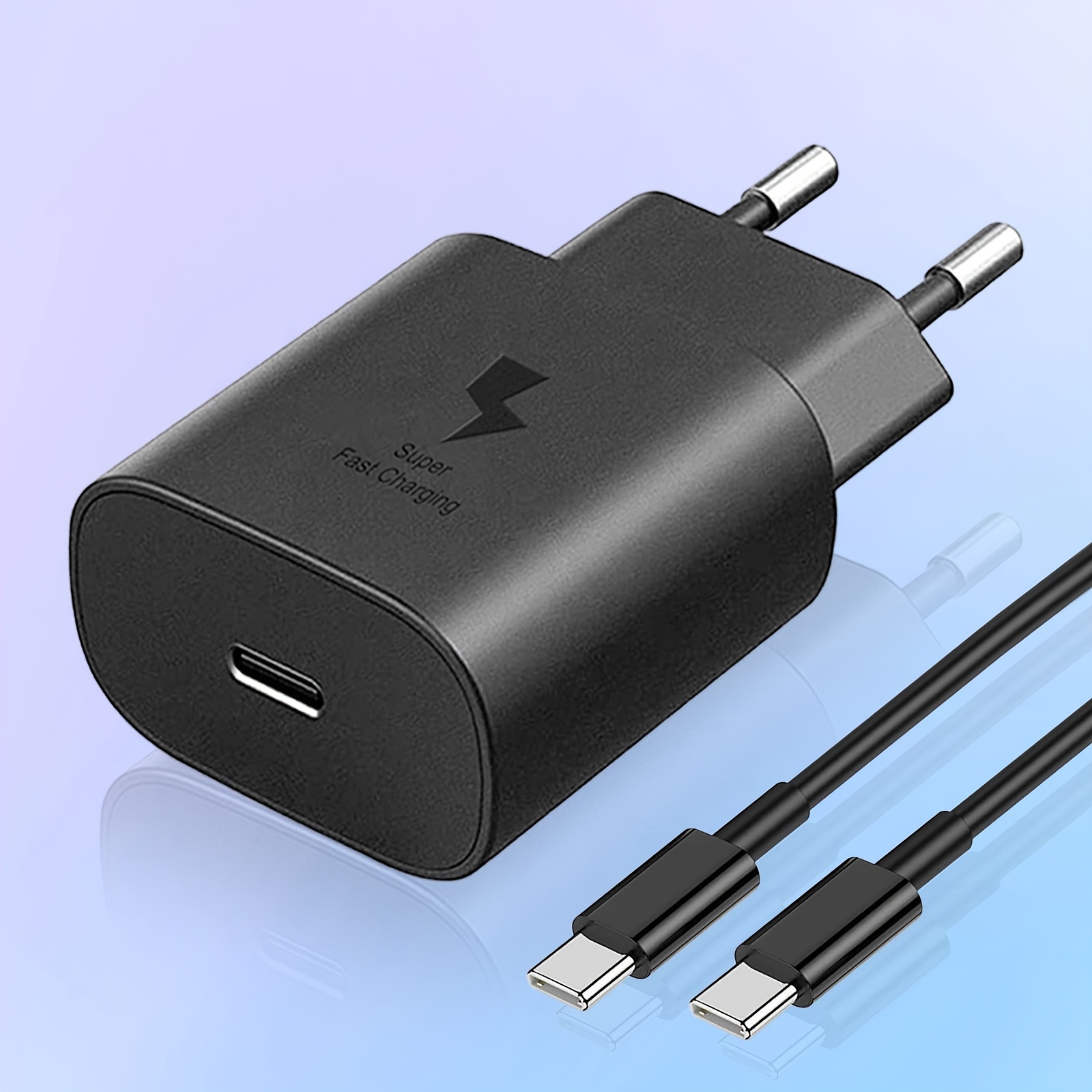 Chargeur Rapide USB C pour iPhone, 50W Chargeur USB C avec Câble Charge