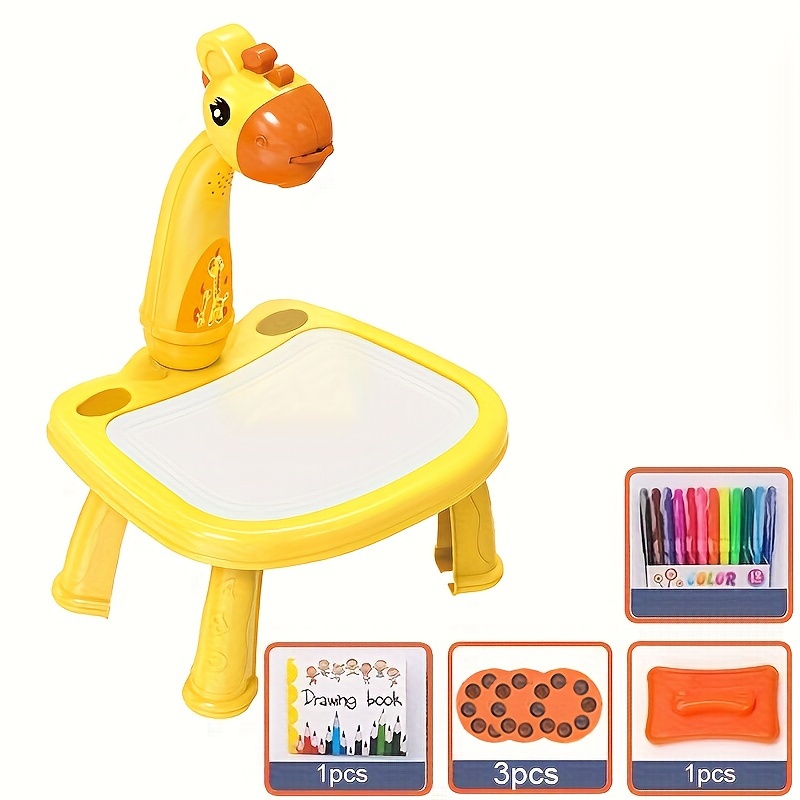 1set Boys toyMini Drawing Projector Drawing board for Kids, Trace