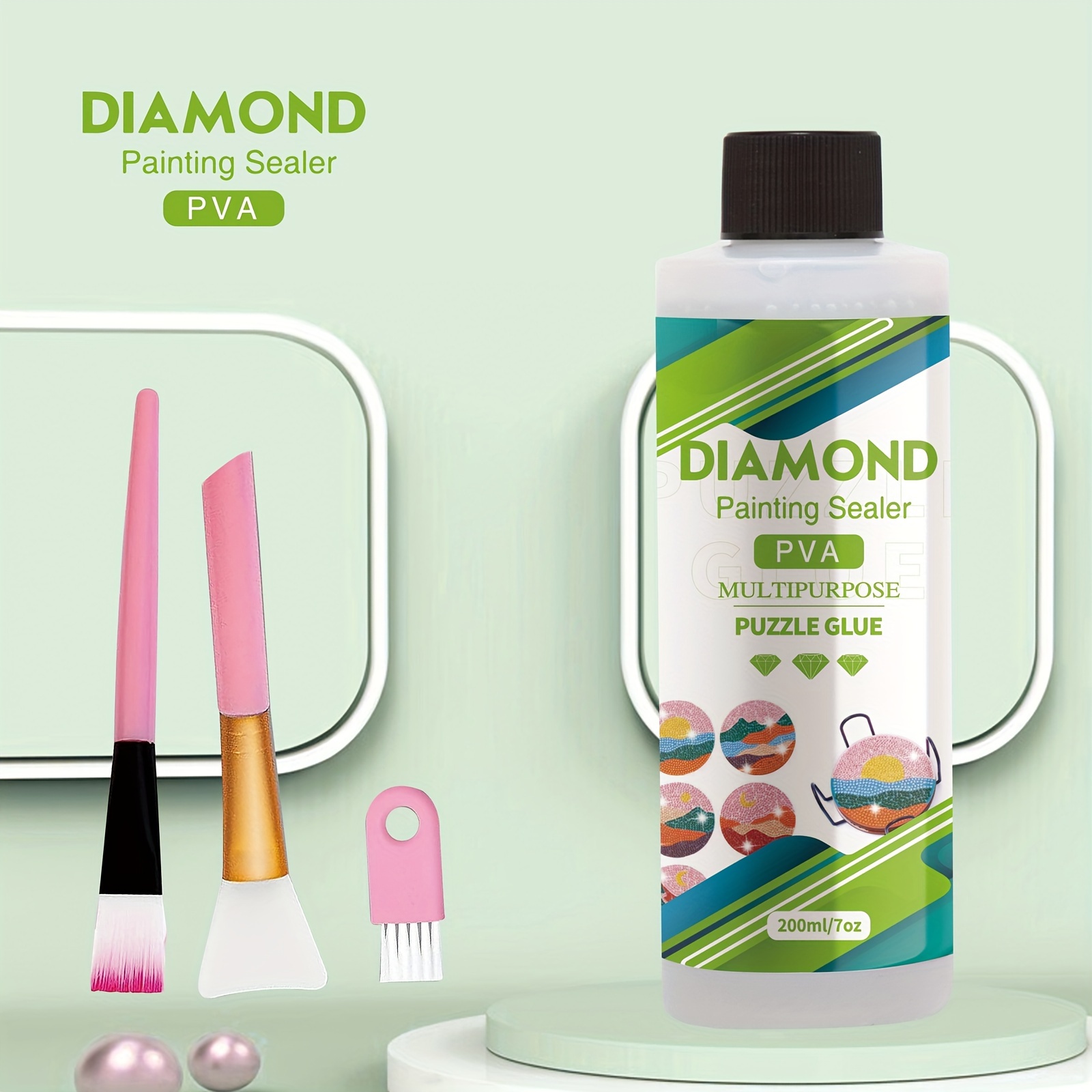 Diamond Painting Sealer Waterproof Adhesive 5d Diamond - Temu