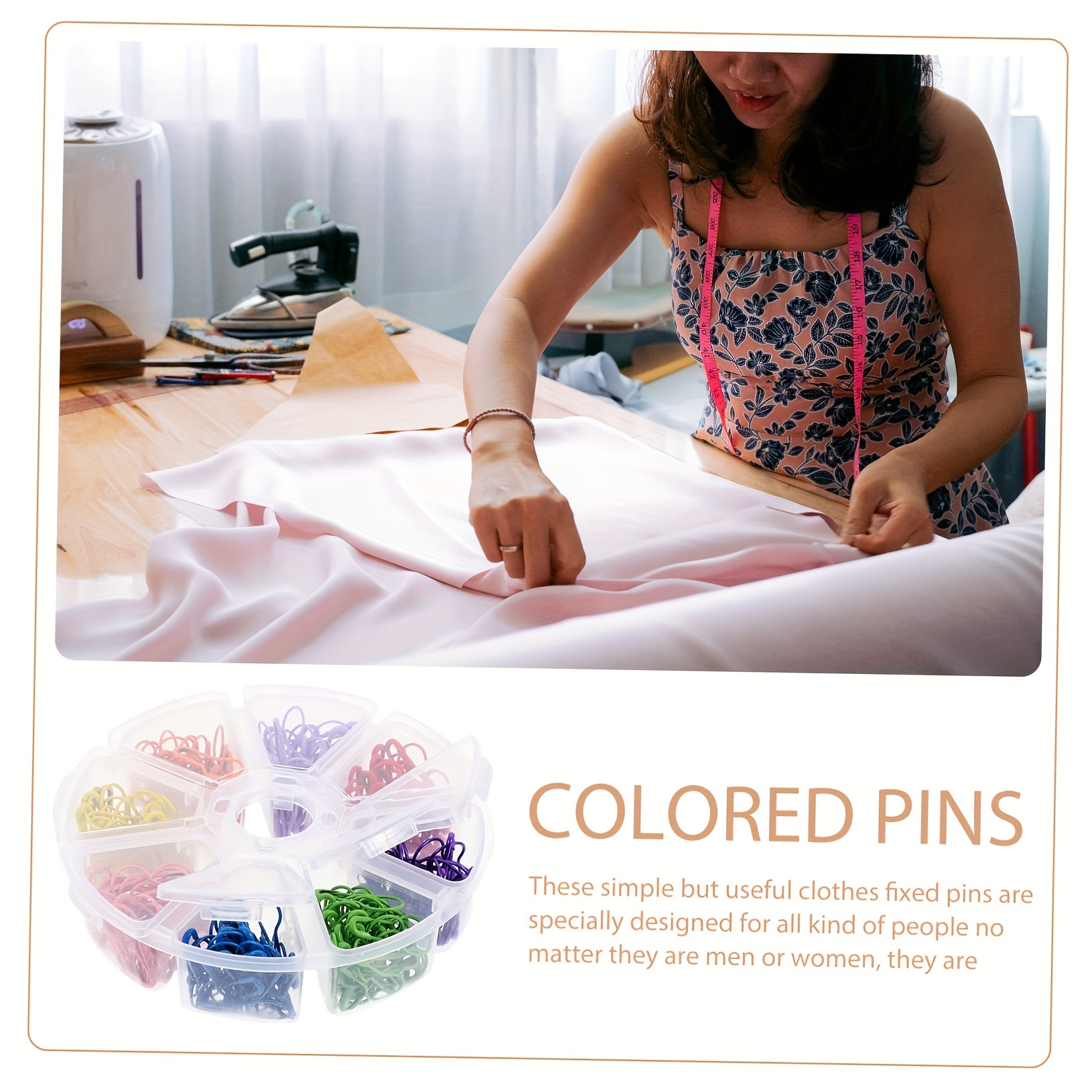 500pcs Safety Bulb Pins 10 Colors Calabash Crochet Stitch Markers