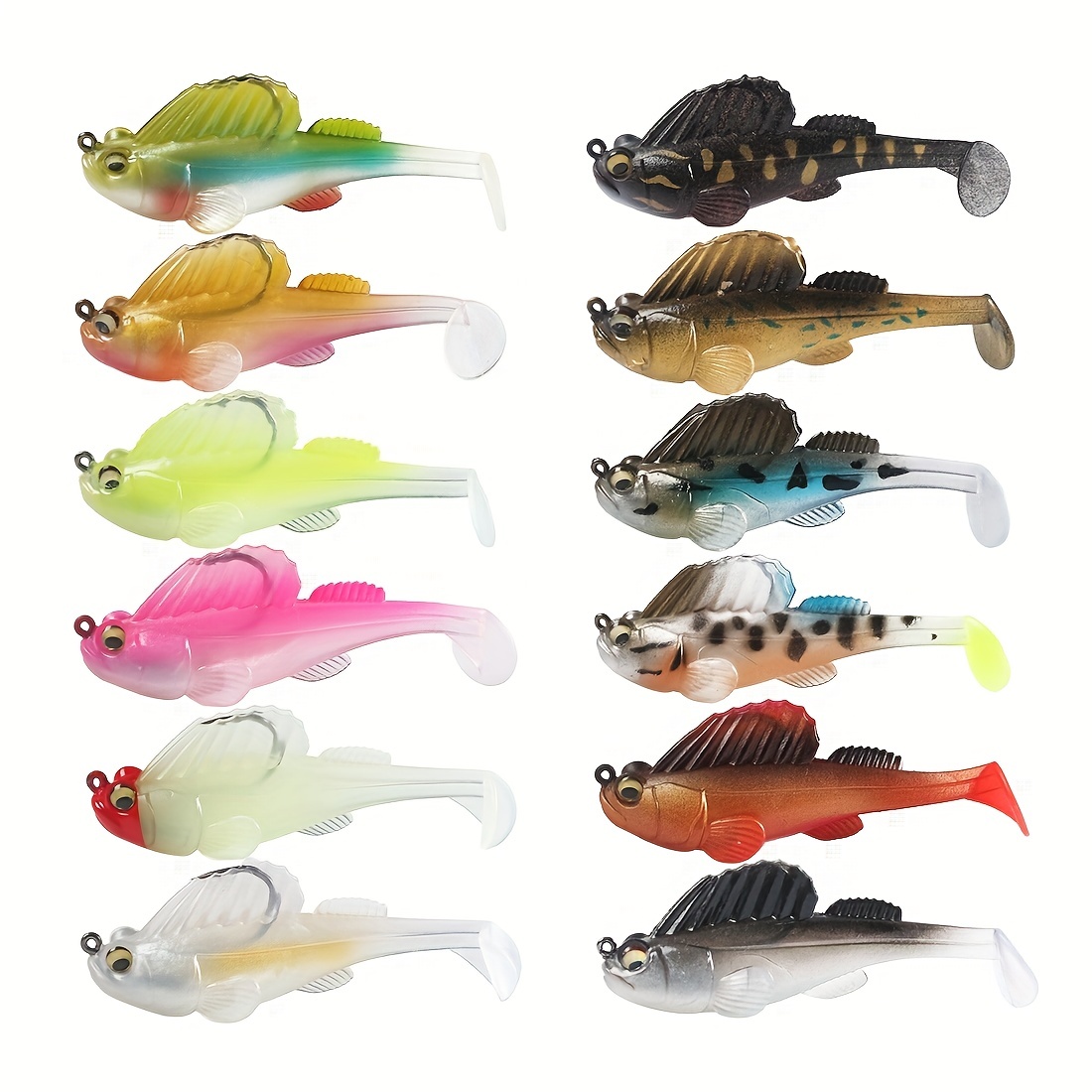 Fishing Lures Bass Swimbaits Soft Fishing Lures Soft Plastic - Temu