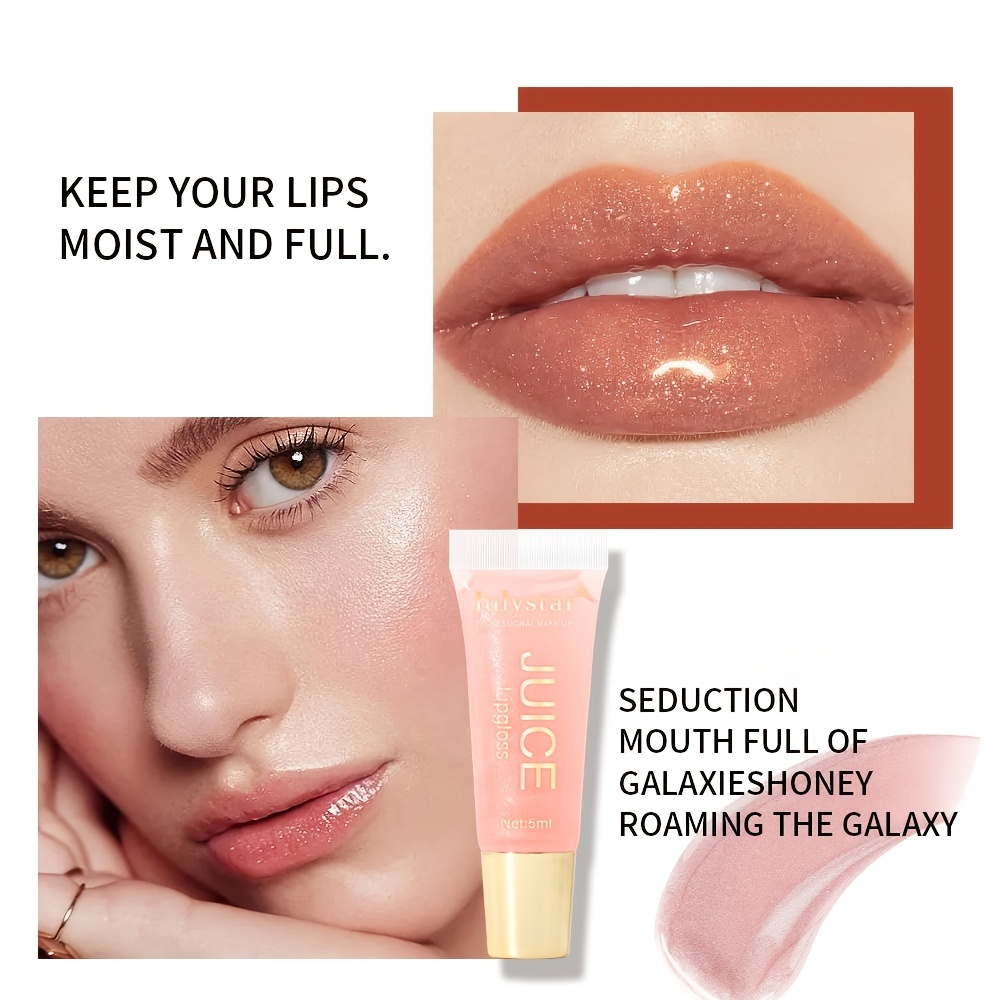 8 Color Moisturizing Lip Gloss Long Lasting Brightening Hydrating