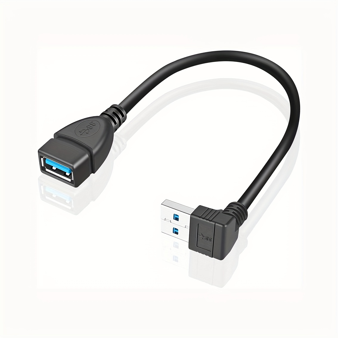 Adaptateur D'Extension USB 3.0 Mâle à 2 PièCes pour Connecter un
