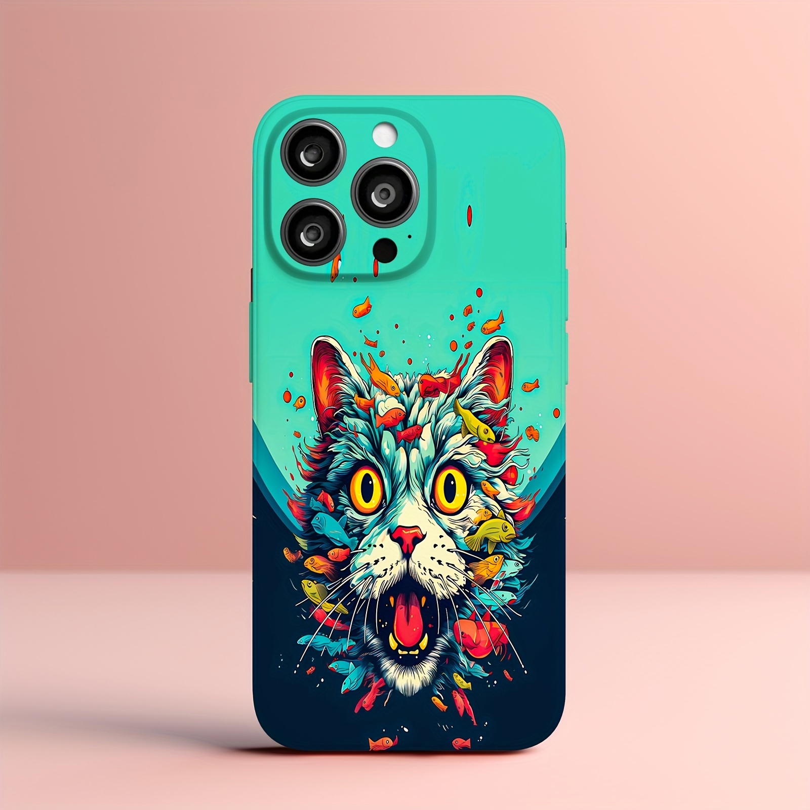 Carcasa Protectora Gráfica Gato Lindo Iphone 14 Pro Max / - Temu Chile