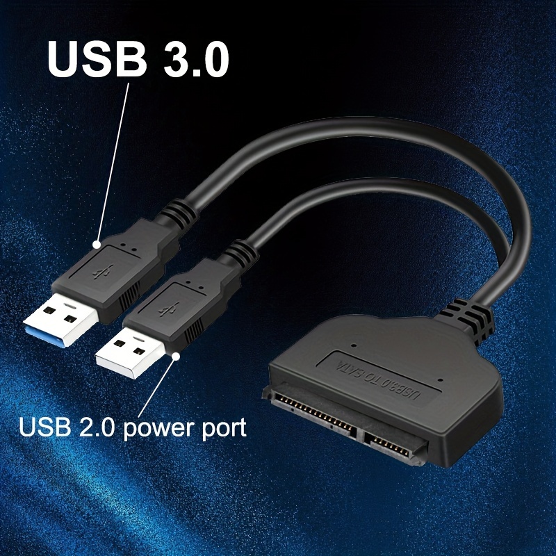 Cable Sata Usb 3.0/2.0 6 Gbps Disco Duro Externo Ssd 2.5 - Temu