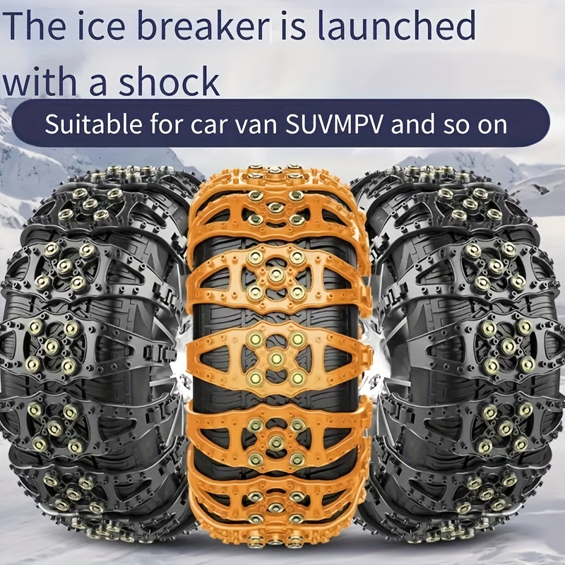 1pcs Universal Car Snow Chain Winter Tire Wheel Wear-resistant