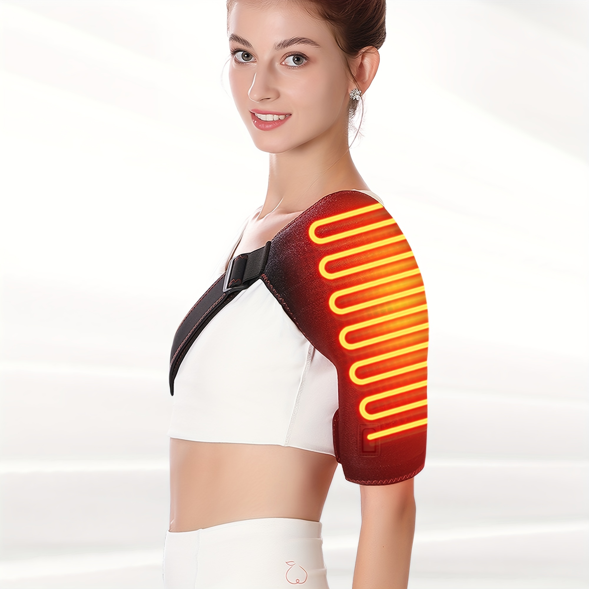 1PC Electric Heated Shoulder Strap Massage, Shoulder Massager Heating –  Beutiny