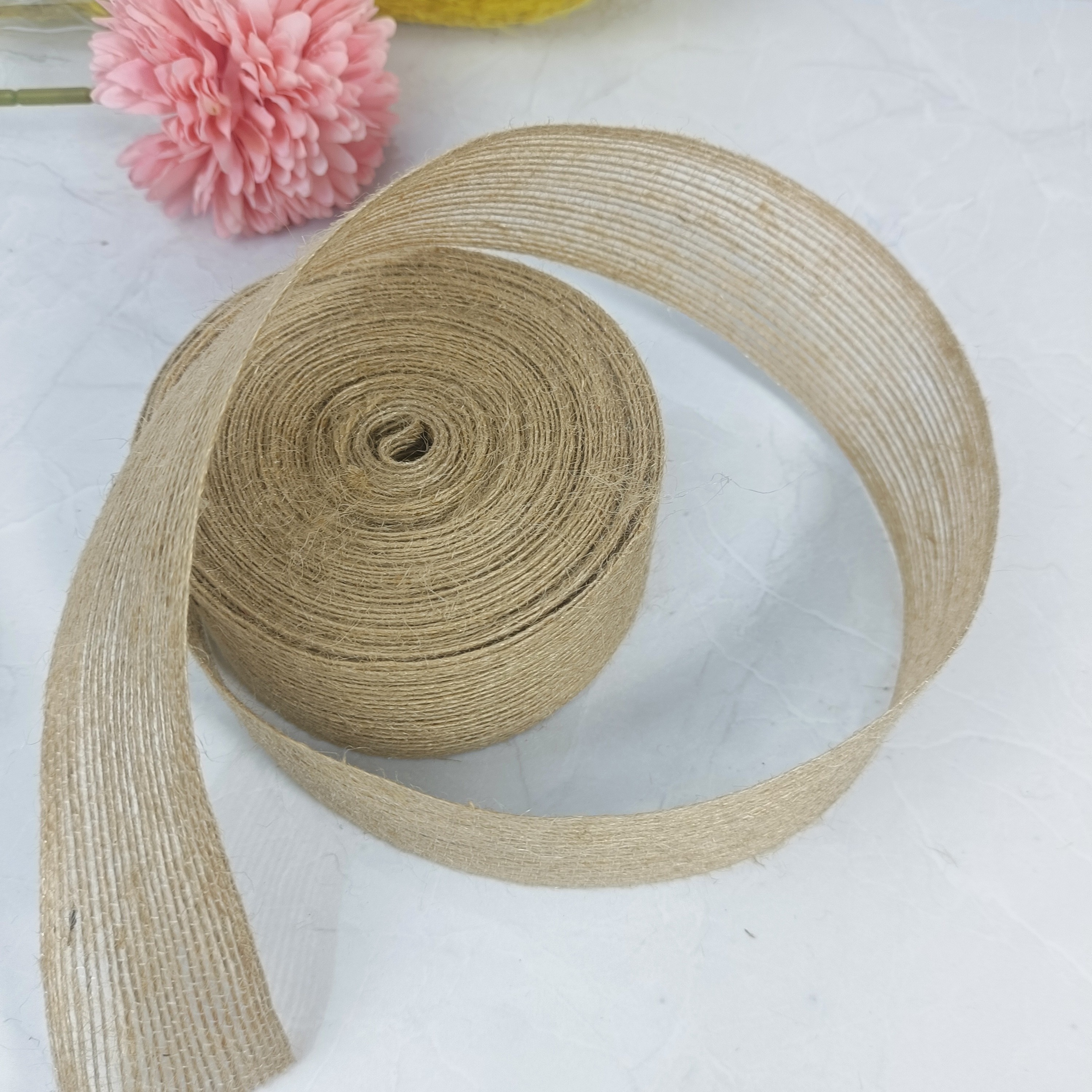 1/2pcs 10m/Roll Jute Twine Fish Silk Hemp Ribbon DIY Handicrafts