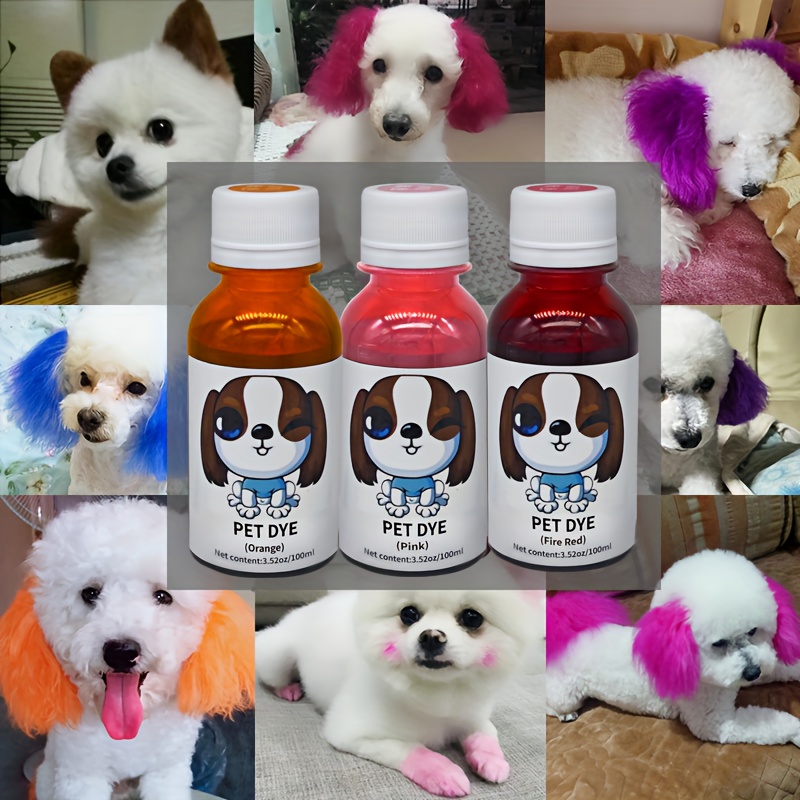 Washable Pet Fur Paint Dye For Your Pets Temporary Colors - Temu