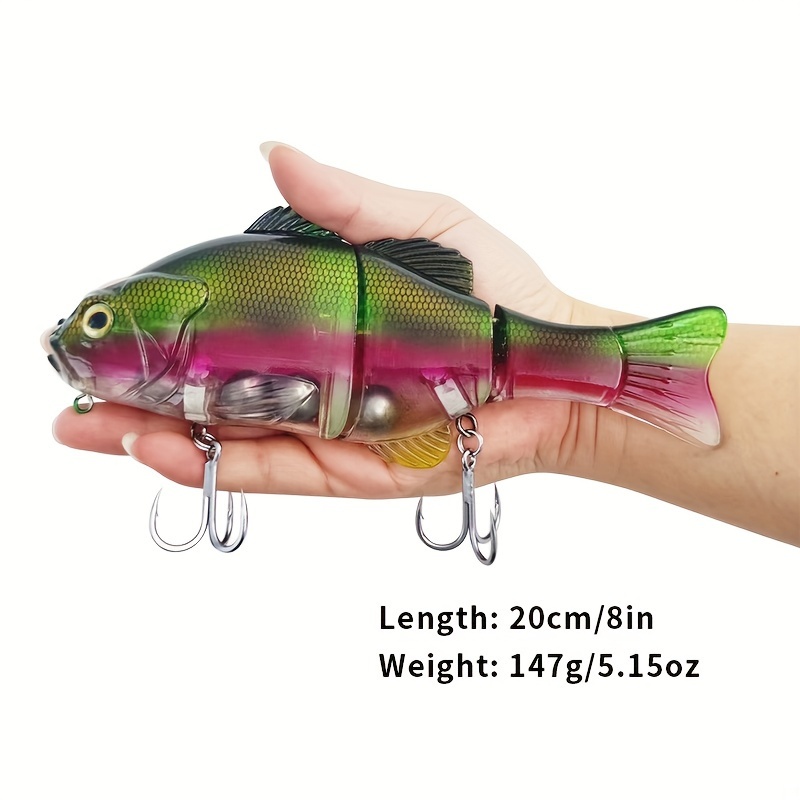 Large Sinking Sea Fishing Lure Three section Giant Fish With - Temu Canada