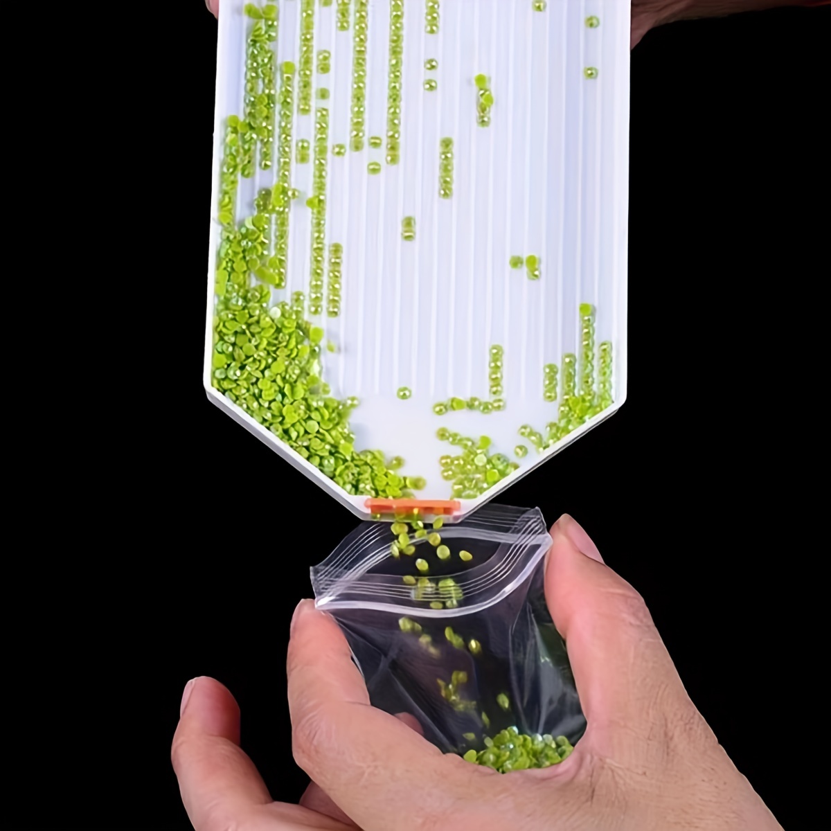 100pcs/bag Self-sealing Bag DIY 5D Diamond Painting Cross Stitch Tool Diamond Embroidery Accessories Bead Stone Storage Bag