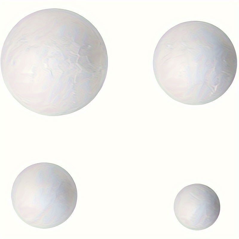  Craft Planet Formas de poliestireno, bolas de 1.2 in, color  blanco : Arte y Manualidades