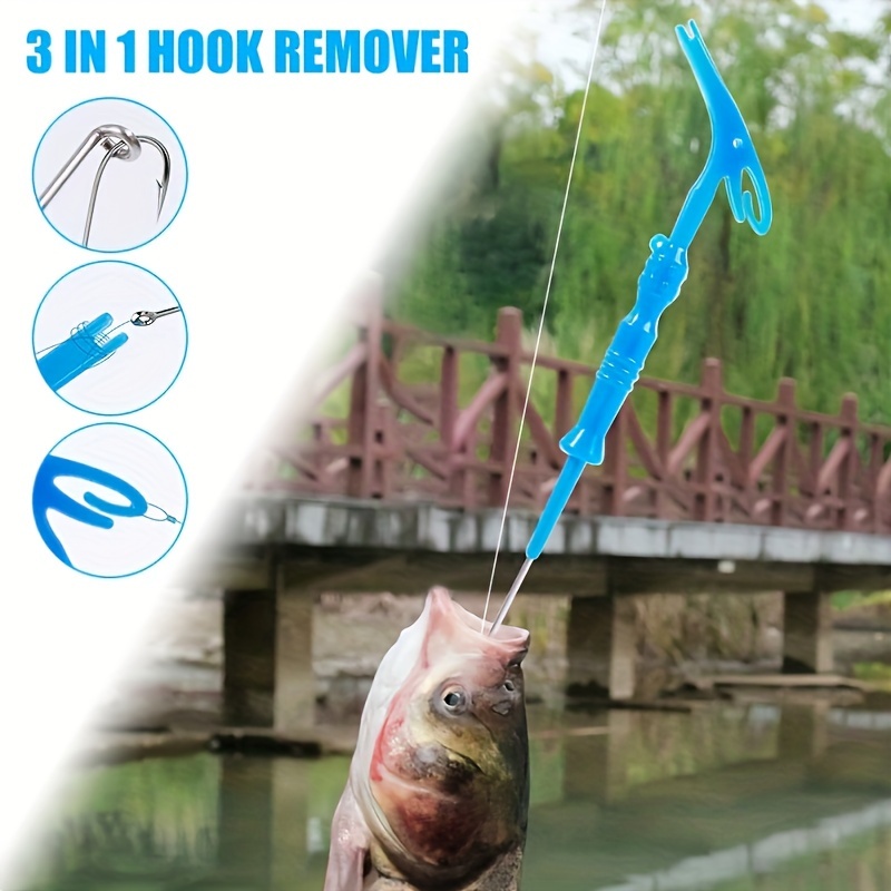 Fishing Knot Tying Tool 3 in 1 Hook Extractor Hook Removal - Temu