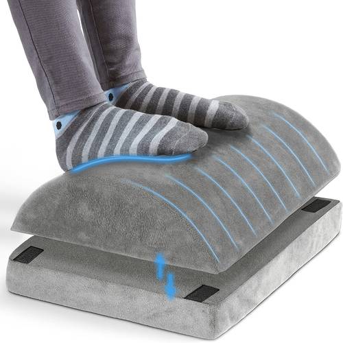 1pc Adjustable Two-Layer Foam Foot Rest Pillow For Office And Home Use