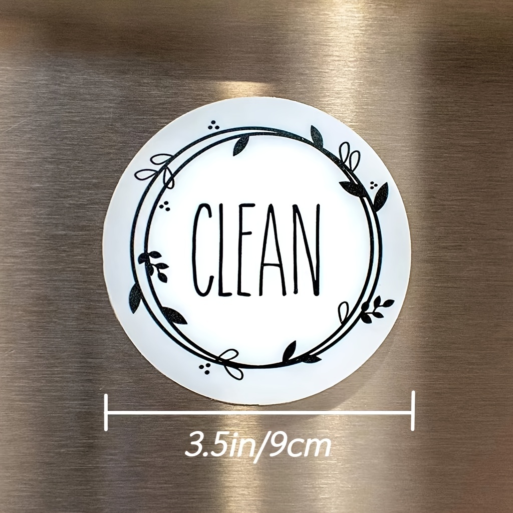 Clean/dirty dishwasher magnet