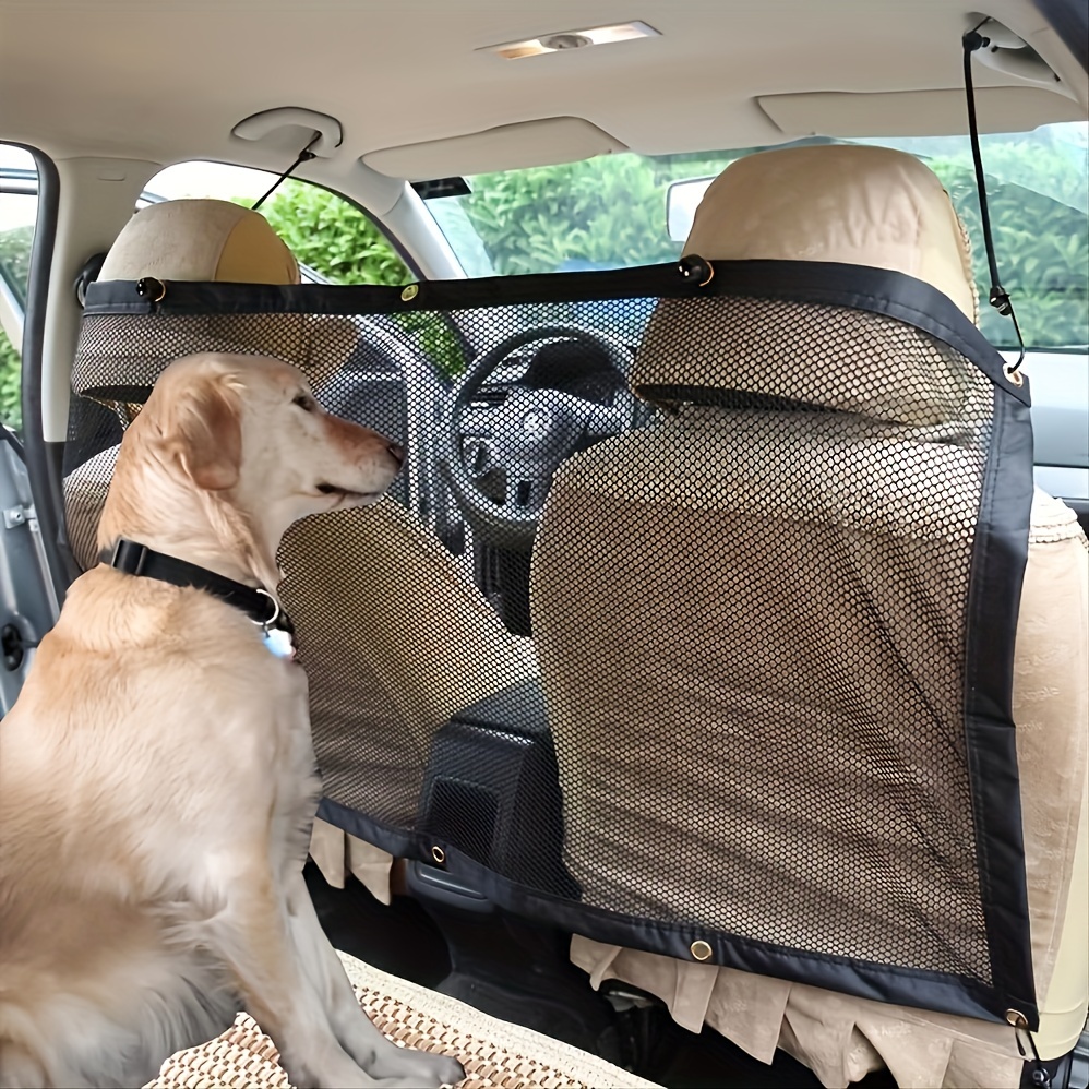 Filet de protection pour siège arrière de voiture pour chien, barrière  réutilisable, clôture pliable, isolation universelle