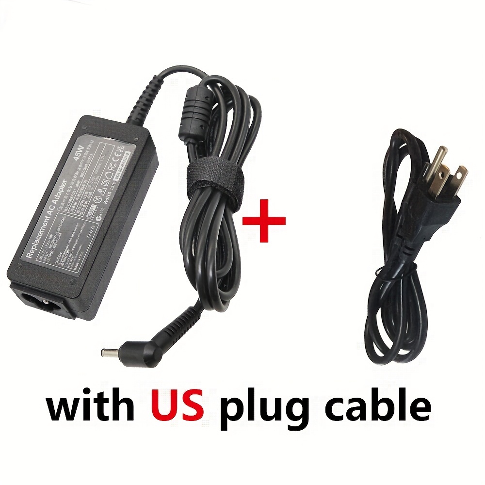 19v 2.37a Laptop Ac Adapter Charger With Us Plug Cable For - Temu