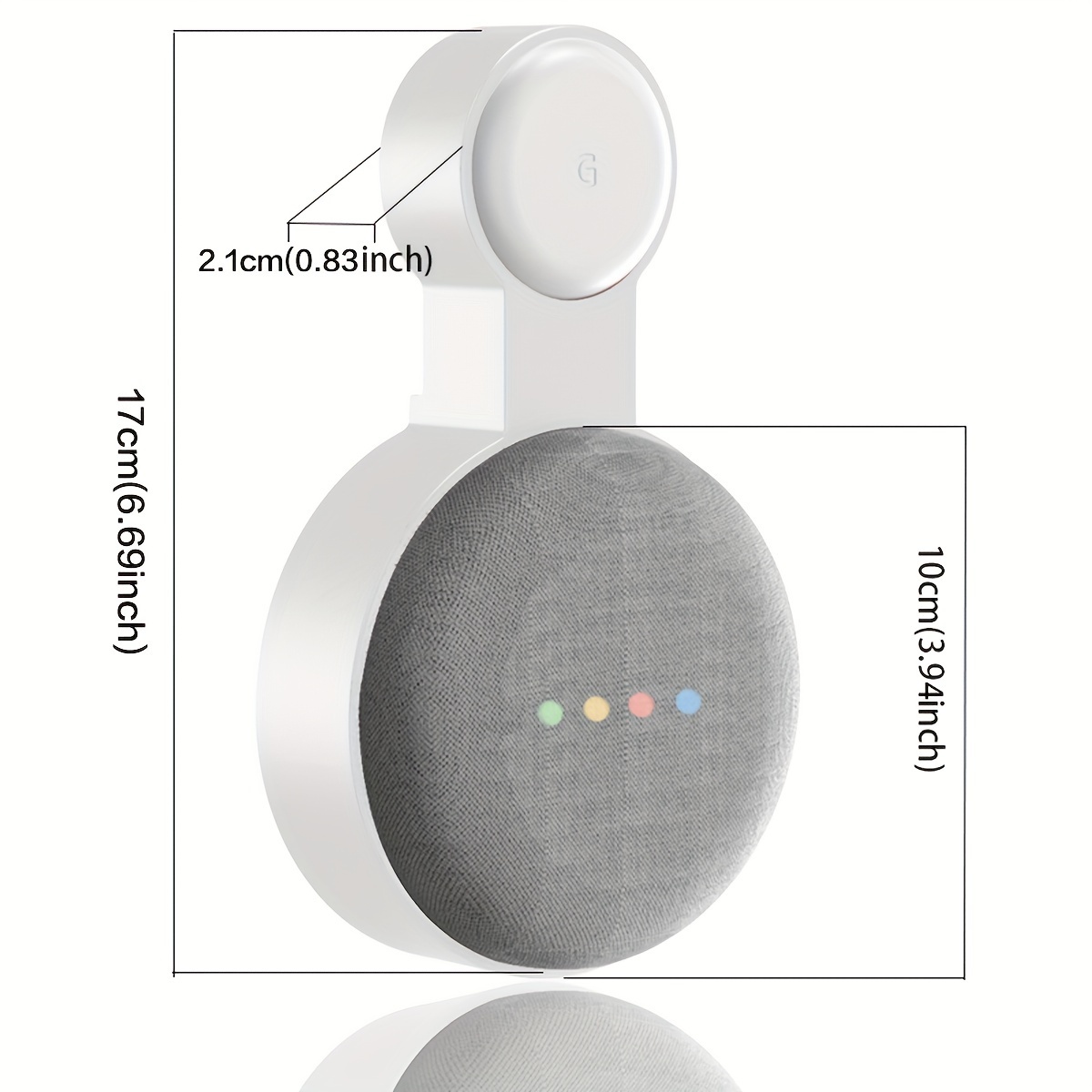 AMORTEK Outlet Wall Mount Holder for Google Home Nest Mini (1st & 2nd  Generation), A Space-Saving Accessories for Google Home Mini Voice  Assistant