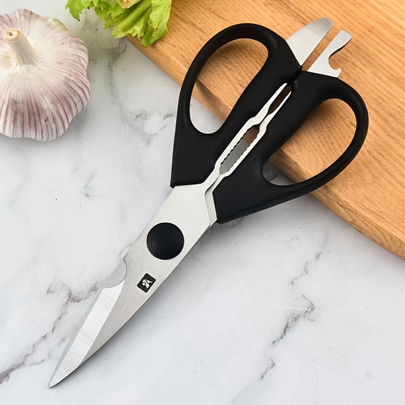 1pc Stainless Steel Kitchen Scissors Household - Temu