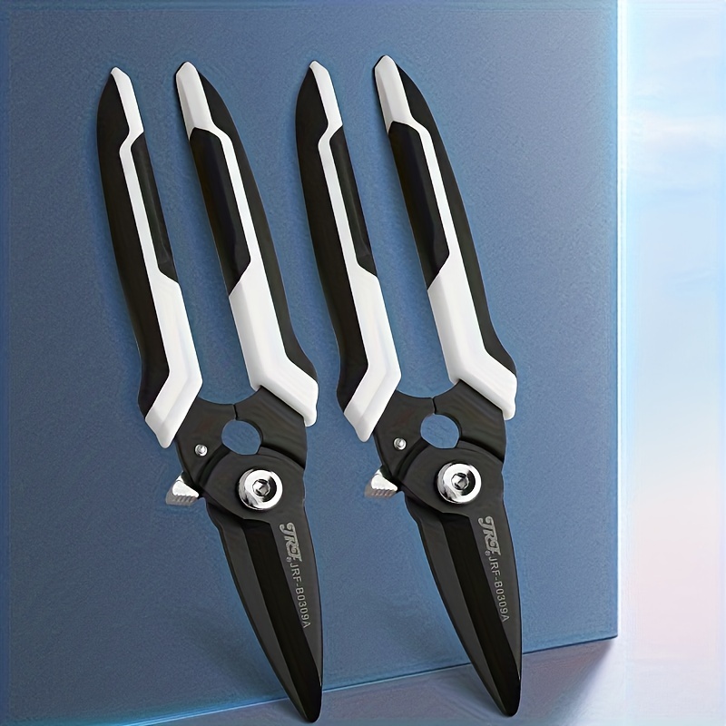 Heavy Duty Alloy Steel Tin Snip Shears, Multipurpose Cutting