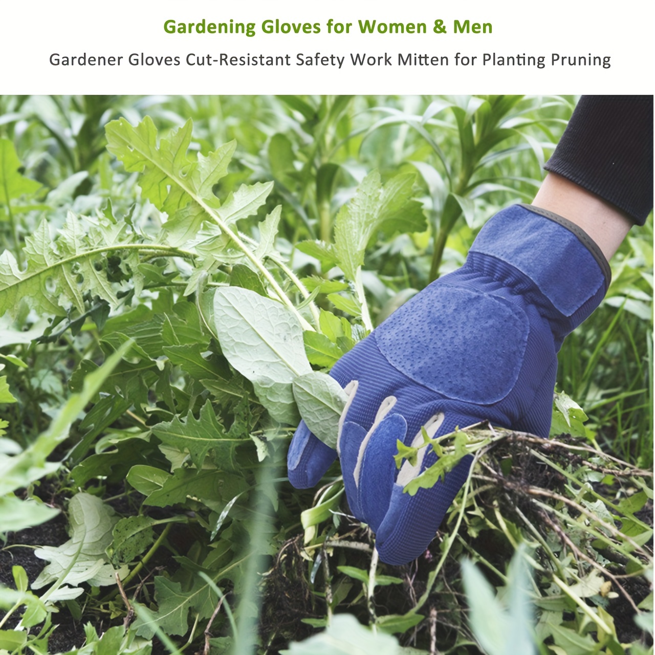 Gants de jardinage pour femme, gants de travail en cuir respirant