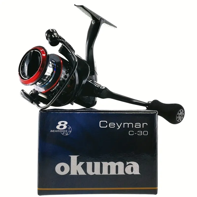 Okuma Ceymar Spinning Reel 7+1BB Max 15KG Power Ultimate Smoothness Fishing  Reel Corrosion-resistant Graphite Body Fishing Reels