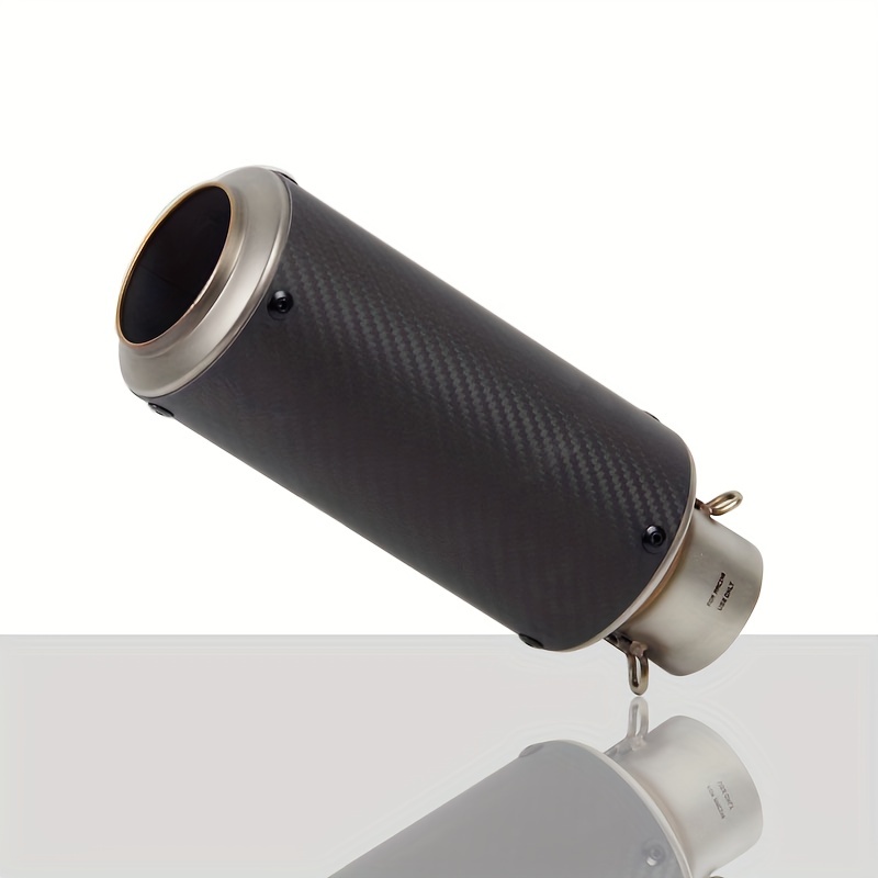 carbon fiber motorcycle exhaust pipe with db killer 51mm 60mm sizes for motocross racing and off road bikes for   kawasaki ducati details 11