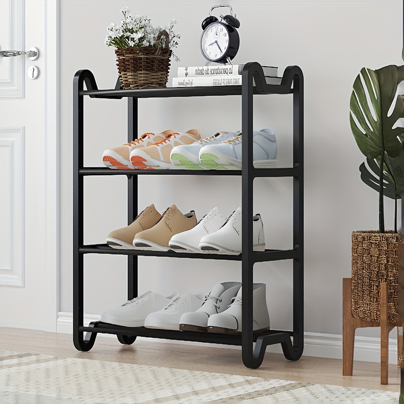 Stackable Shoe Racks Closet Shoe Storage, Independent Small Shoe Racks,  Aesthetic Room Decor, Home Decor, Kitchen Accessories, Bathroom Decor,  Bedroom Decor - Temu