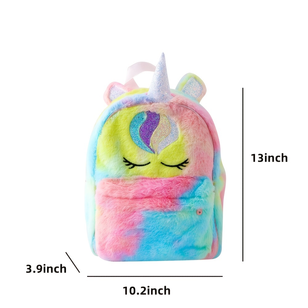 Children's School Backpack Rainbow School Bags Large Capacity Backpack -  Temu