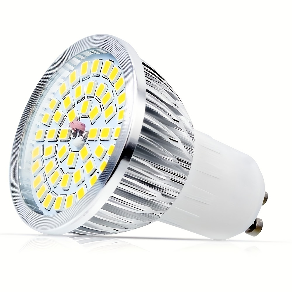 LE - Bombillas LED GU10, equivalentes a halógenas de 50 W, no regulables,  repuesto de bombilla LED para iluminación de riel empotrable, 3 W, 350 lm