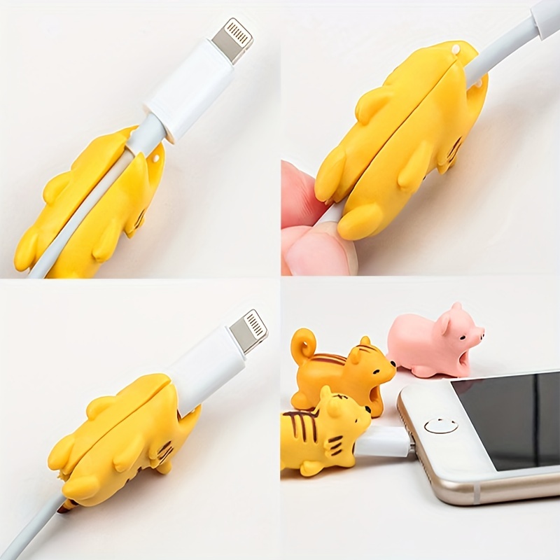 Animal Cable bites Protector for Iphone protege cable buddies cartoon Cable  bites kabel diertjes Phone holder