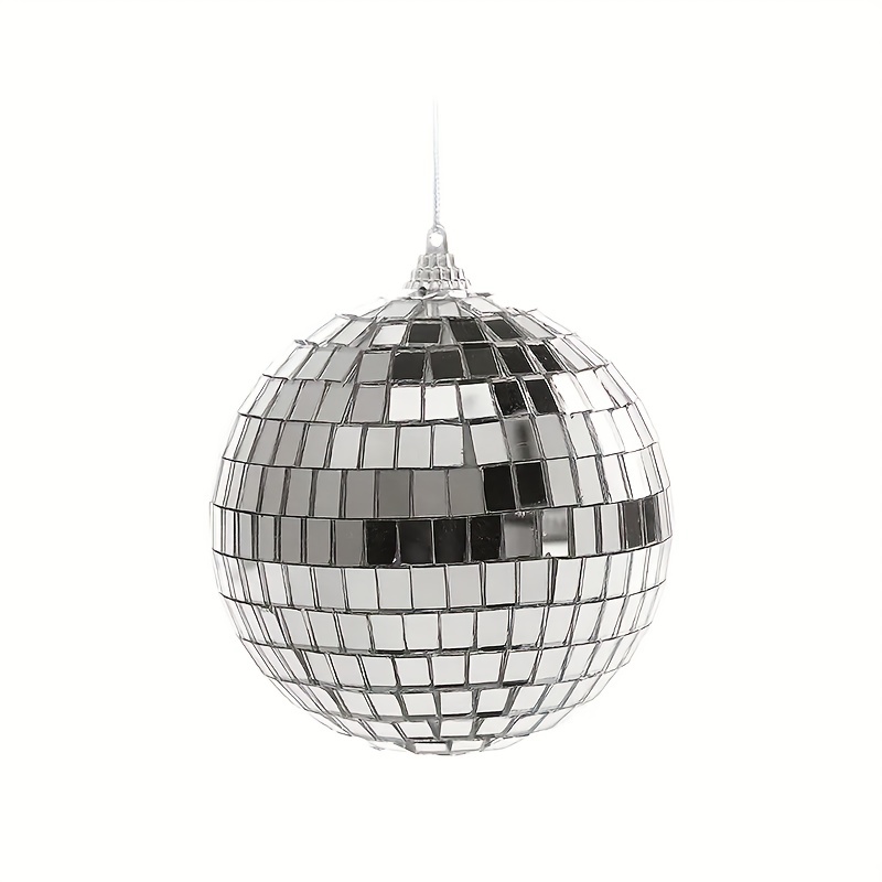 Sparkling Glass Disco Ball Ornament - Perfect For Party Decorations ...