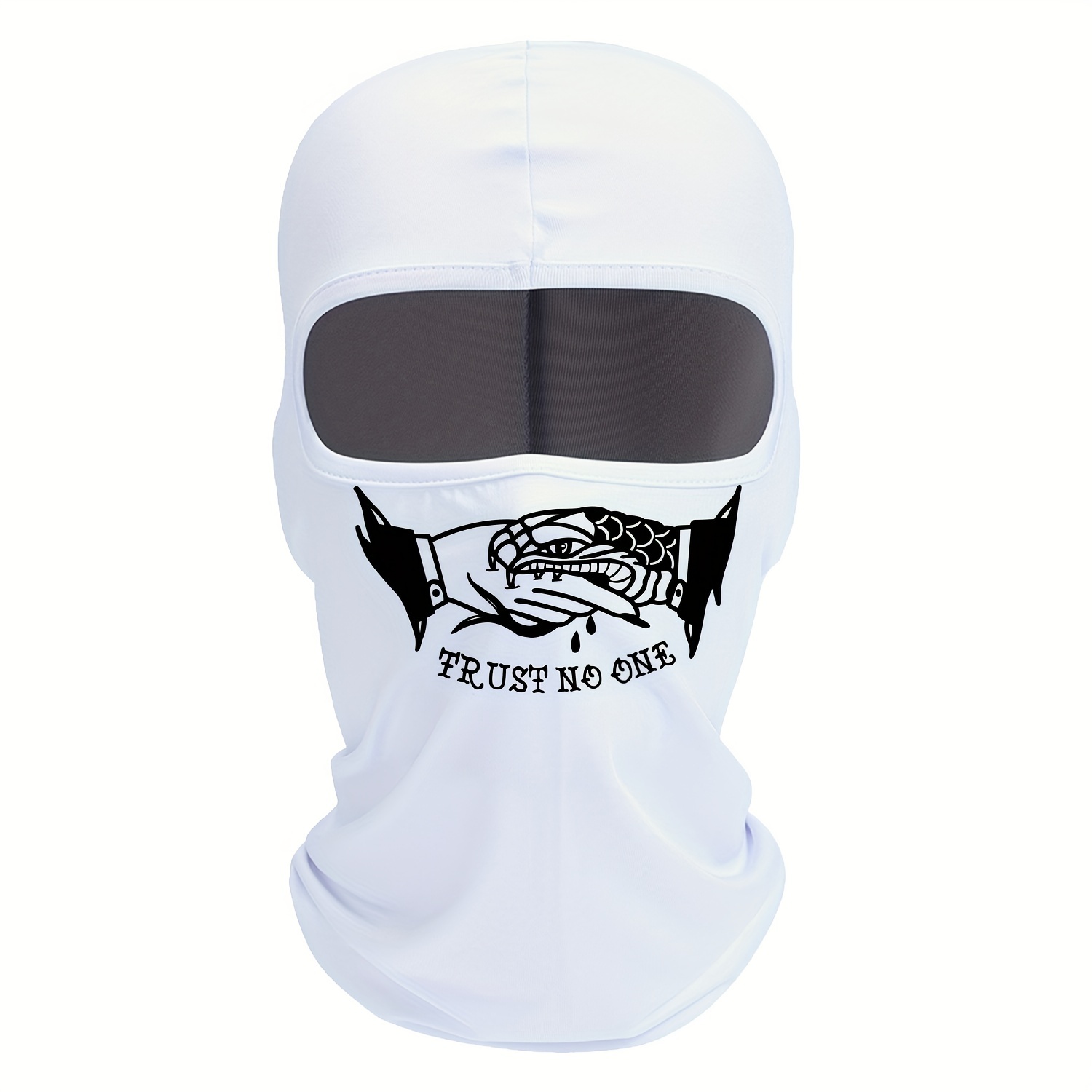 Shake Hands Print Balaclava Solid Ski Mask Windproof Neck Warmer Gaiter